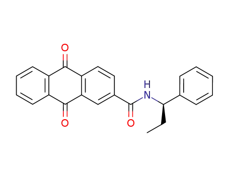 9,10-Dioxo-9,10-dihydro-anthracene-2-carboxylic acid ((R)-1-phenyl-propyl)-amide