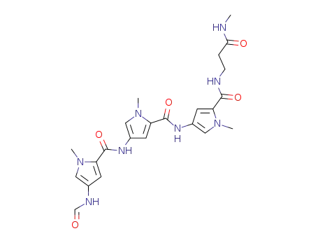 N-[5-({[5-({[3-amino-3-(N-methylcarbamoyl)ethyl]amino}carbonyl)-1-methyl-1H-pyrrol-3-yl]amino}carbonyl)-1-methyl-1H-pyrrol-3-yl]-4-(formylamino)-1-methyl-1H-pyrrole-2-carboxamide