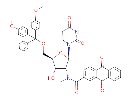 2'-(anthraquinon-2-ylcarboxamido)-2'-deoxy-5'-O-(4,4'-dimethoxytrityl)-2'-N-methyluridine