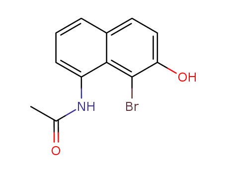 N-(8-bromo-7-hydroxy-naphthalen-1-yl)-acetamide