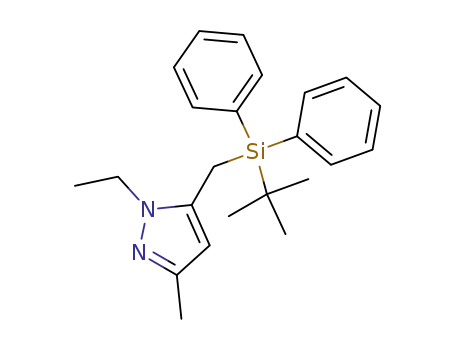5-(tert-butyldiphenylsilylmethyl)-1-ethyl-3-methylpyrazole