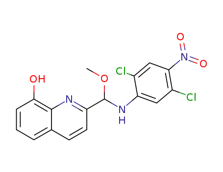2-[(2,5-dichloro-4-nitro-phenylamino)-methoxy-methyl]-quinolin-8-ol