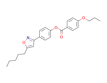 4-(5-pentylisoxazol-3-yl)phenyl 4-propoxybenzoate