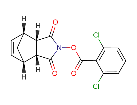 2,6-Dichloro-benzoic acid (1R,2S,6R,7S)-3,5-dioxo-4-aza-tricyclo[5.2.1.02,6]dec-8-en-4-yl ester