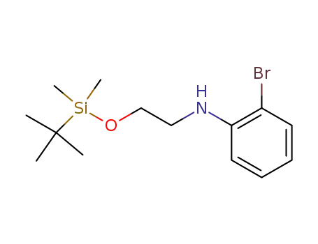 N-(2-(tert-butyldimethylsiloxy)-ethyl)-2-bromoaniline
