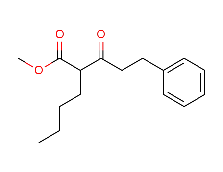 methyl 2-(3-phenylpropanoyl)hexanoate