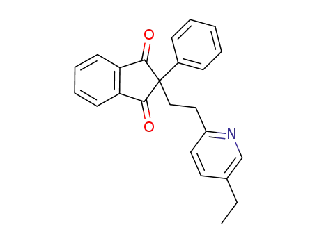 2-phenyl-2-[-(5-ethyl-2-pyridyl)ethyl]indane-1,3-dione