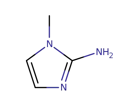 Molecular Structure of 6646-51-1 (1-methyl-1H-imidazol-2-amine)