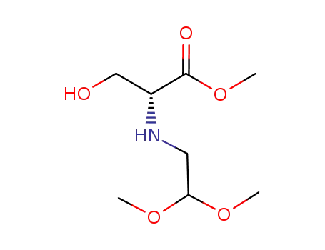 (2R)-2-(2,2-dimethoxyethylamino)-3-hydroxypropionic acid methyl ester