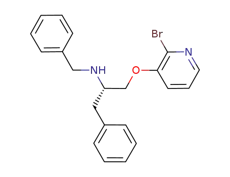 benzyl [(S)-1-(2-bromopyridin-3-yloxymethyl)-2-phenylethyl]amine