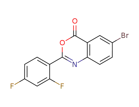 6-bromo-2-(2,4-difluorophenyl)-4H-benzo[d] [1,3]oxazin-4-one