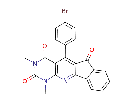 1,3-dimethyl-5-(4-bromophenyl)-1H-indeno[2',1':5,6]pyrido[2,3-d]pyrimidine-2,4,6(3H)-trione