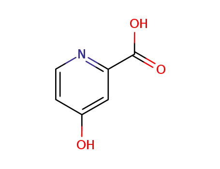 Molecular Structure of 22468-26-4 (4-Hydroxypyridine-2-carboxylic acid)