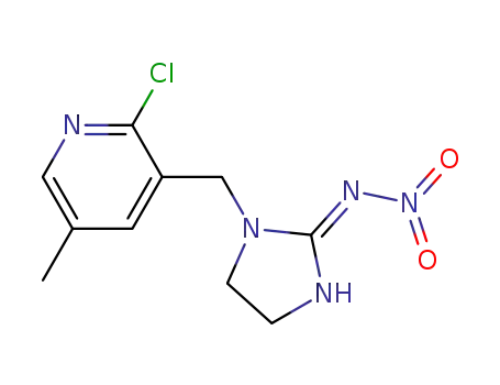 1-(2-chloro-5-methyl-3-pyridylmethyl) 2-nitroiminoimidazolidine