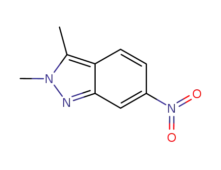 Molecular Structure of 444731-73-1 (2,3-DIMETHYL-6-NITRO-2H-INDAZOLE)