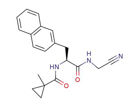 1-methylcyclopropanecarboxylic acid [1-(cyanomethylcarbamoyl)-2-naphthalen-2-ylethyl]amide