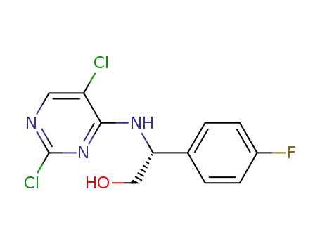 (2R)-2-[(2,5-dichloropyrimidin-4-yl)amino]-2-(4-fluorophenyl)ethanol