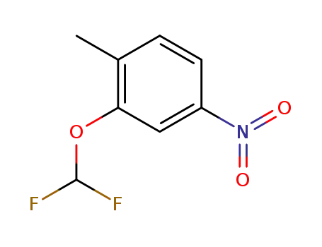 2-(difluoromethoxy)-1-methyl-4-nitrobenzene