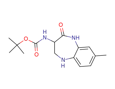 2-oxo-3-tert-butoxycarbonylamino-8-methyl-1,3,4,5-tetrahydro-2H-1,5-benzodiazepine