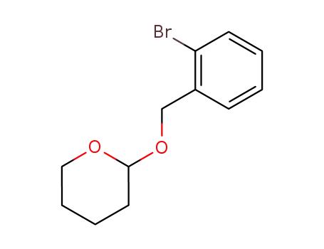 Molecular Structure of 17100-66-2 (2H-Pyran, 2-[(2-bromophenyl)methoxy]tetrahydro-)