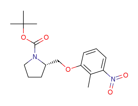 t-butyl (2S)-2-[(2-methyl-3-nitrophenoxy)methyl]pyrrolidine-1-carboxylate