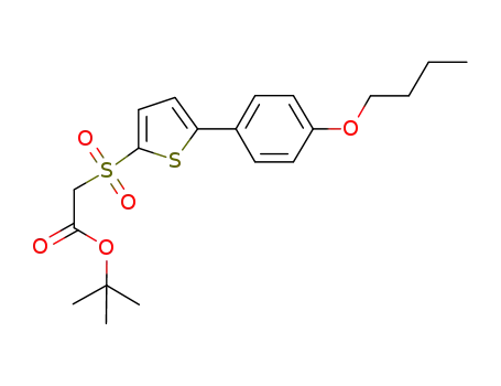 tert-butyl {[5-(4-butoxyphenyl)thien-2-yl]sulfonyl}acetate