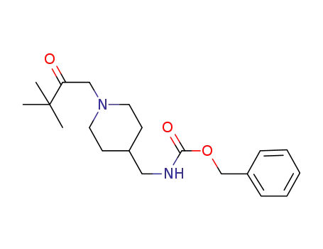 benzyl [1-(3,3-dimethyl-2-oxobutyl)piperidin-4-yl]methylcarbamate