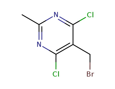 Pyrimidine, 5-(bromomethyl)-4,6-dichloro-2-methyl-