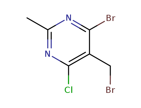 4-BroMo-5-(broMoMethyl)-6-chloro-2-MethylpyriMidine