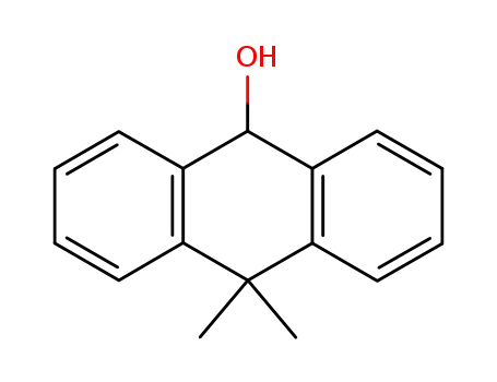 Molecular Structure of 18792-73-9 (9-Anthracenol, 9,10-dihydro-10,10-dimethyl-)