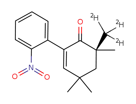 6-(trideuteriomethyl)-4,6,6-trimethyl-2-(o-nitrophenyl)-cyclohex-2-en-1-one