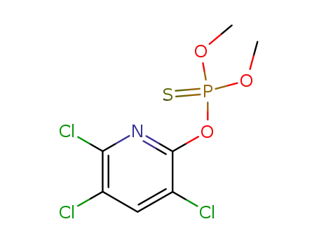 O,O-dimethyl O-3,5,6-trichloro-2-pyridyl phosphorothioate
