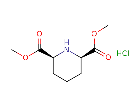 Molecular Structure of 59234-48-9 (CIS-PIPERIDINE-2,6-DICARBOXYLIC ACID DIMETHYL ESTER HCL)