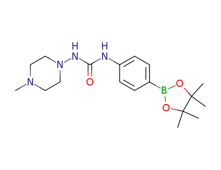 N-(4-methylpiperazin-1-yl)-N'-[4-(4,4,5,5-tetramethyl-1,3,2-dioxaborolan-2-yl)-phenyl]-urea
