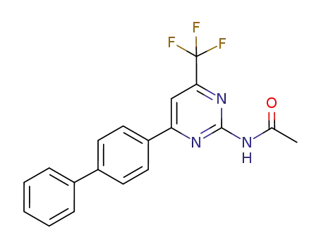 4-trifluoromethyl-6-biphenyl-2-acetylaminopyrimidine