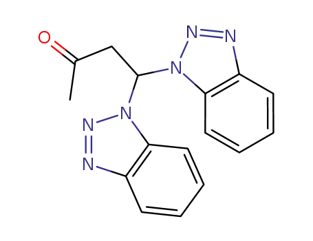 4,4-di(benzotriazol-1-yl)-2-butanone