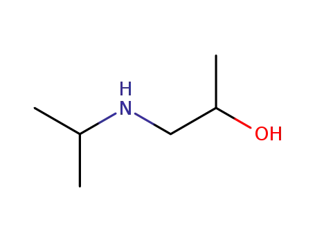 Molecular Structure of 41063-31-4 (1-IsopropylaMino-propan-2-ol)