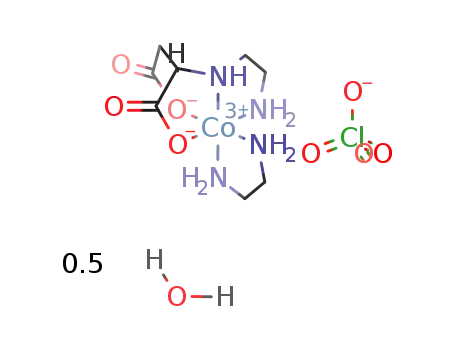 mer(5,5)-[Co(ethylenediamine)(N-(2-aminoethyl)aspartato)]ClO4*0.5H2O