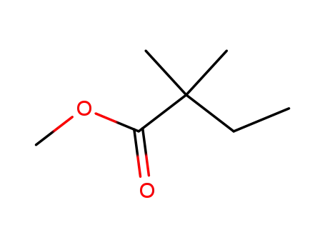 Molecular Structure of 813-67-2 (2,2-Dimethylbutanoic acid methyl ester)
