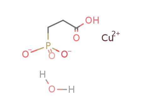 copper carboxyethylphosphonate monohydrate