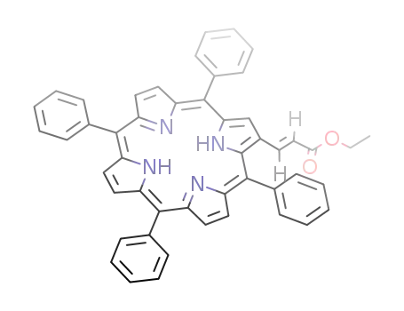 3-trans-(5',10',15',20'-tetraphenylporphyrin-2'-yl)acrylic acid ethyl ester