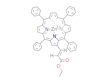 3-(trans-2'-(5',10',15',20'-tetraphenylporphyrinato zinc(II)yl))acrylic acid ethyl ester