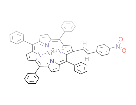 Ni(4-(trans-2-(5,10,15,20-tetraphenylporphinato-2-yl)ethen-1-yl)nitrobenzene)
