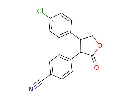 4-(4-(4-chlorophenyl)-2-oxo-2,5-dihydrofuran-3-yl)benzonitrile
