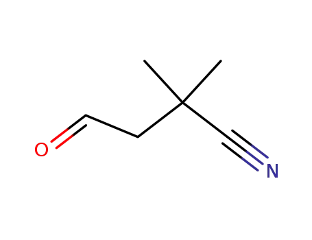 Molecular Structure of 18240-73-8 (2,2-DIMETHYL-SUCCINALDEHYDONITRILE)
