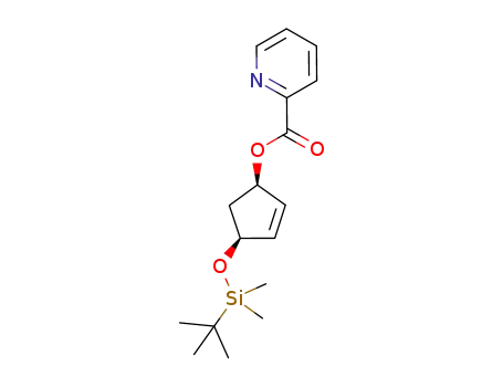 (1RS,4SR)-4-(tert-butyldimethylsilyloxy)cyclopent-2-enyl picolinate