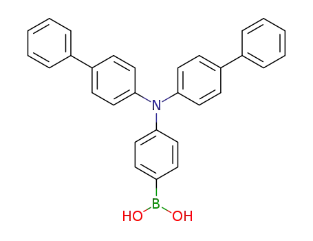 Molecular Structure of 943836-24-6 (4-(dibiphenyl-4-ylamino)phenylboronic acid)
