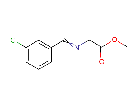 methyl 2-(m-chlorobenzylideneamino)acetate