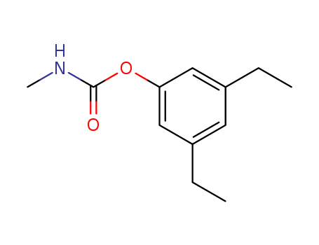 30087-47-9,N-Methylcarbamic acid 3,5-diethylphenyl ester,Carbamicacid, methyl-, 3,5-diethylphenyl ester (8CI); Phenol, 3,5-diethyl-,methylcarbamate (9CI); 3,5-Diethylphenyl methylcarbamate; BAS 2353; BAS 235I;Fenethacarb