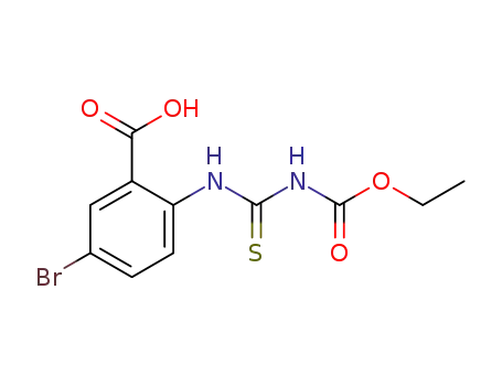 5-bromo-2-({[(ethoxycarbonyl)amino]carbonothioyl}-amino)-benzoic acid